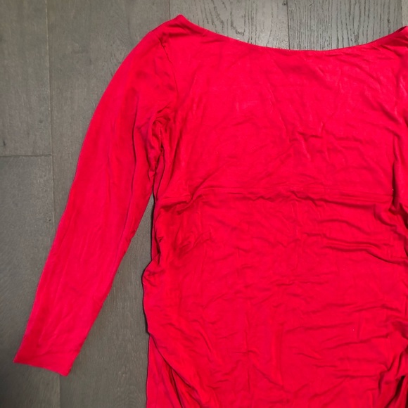 ASOS Maternity Bardot Dress with Long Sleeve - Picture 3 of 7